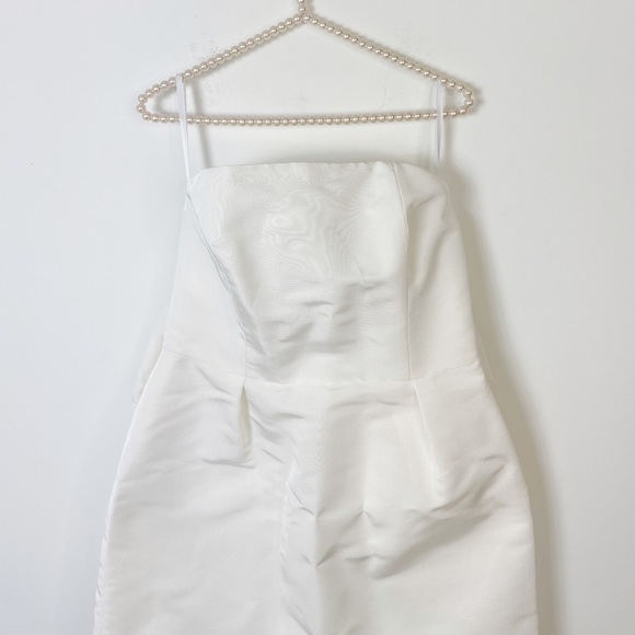 Alexia María Silk Faille Bow Back Mini Dress - Picture 9 of 11